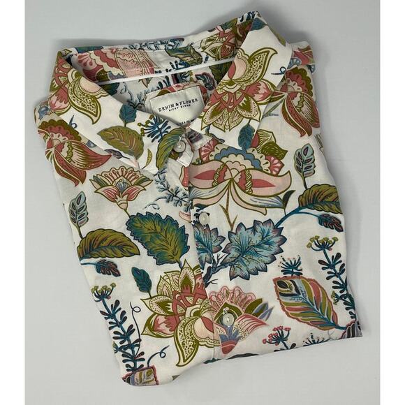 Denim & Flower Ricky Singh Women's Blouse size XL - Picture 10 of 10